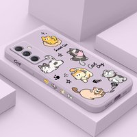 Cat String Ball Case For Samsung Galaxy A56 A36 A26 A54 A34 A24 A14 A55 A35 A25 A17 A16 A15 A07 A06 A05 A05S A04 A04S A04E 4G 5G