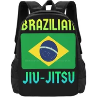 Brazilian Jiu-Jitsu Flag Hot Sale Schoolbag Backpack Fashion Bags Bjj Zip Bjj Gear Jiu Jitsu Gear Jiu Jitsu Long Sleeve Jiu