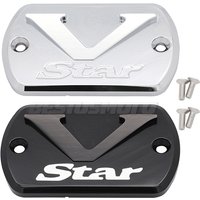 Motorcycle Brake Master Cylinder Reservoir Cap For Yamaha V-Star 650 950 1100 1300 XVS650 XVS950 XVS1100 XVS1300