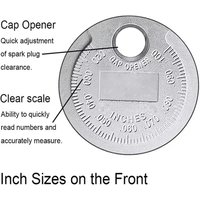 Newly upgrade Coin- Type 0.6-2.4mm Spark Plug Gap Gauge Measurement Tool Range Spark Plug Gage Caliber Measuring Tool