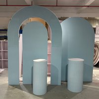 Custom Acrylic/pvc Arch Wedding Backdrop Display Stand For Party Decoration