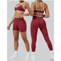 Women's Seamless Yoga Suit Sports Set Women Tracksuits Gym Sports Bra High Waist Hip Leggings Fitness Workout Sets Yoga Clothing