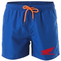 Honda Men's Shower Shorts Swimsuit, Quick Drying Shorts, Breathable Rope Swimsuit with Pockets, Suitable for Beach Surfing