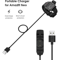 Portable Charger Device Smart Watch Wireless Charging Cable Fast USB Charging Cable for Amazfit Neo A2001 Smart Watch 1m