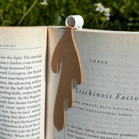 Bookmark PU Leather Book Page Marker Corner Marker for Reading