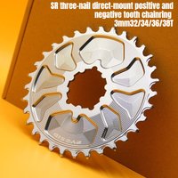 3 Nails MTB Bike Chainring Fully-Enclosed 3mm Offset Eagle Narrow Wide Chain Ring for SRAM DM 32T 34T 36T 38T