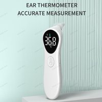 AiQUE Charging Ear Thermometer Medical Infrared LED Backlit Digital Non-contact Laser Household LED Baby Adult Fever Body