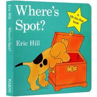 Where's Spot? Lift-the-Flap Card Books, Interactive Game Books, Early Childhood English Learning, Preschool Educational