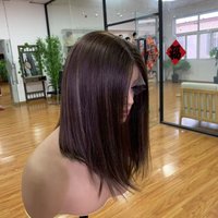 Dark Brown Highlight HD Lace Jewish Wig For White Women European Virgin Human Hair HD Lace Top For Thinning Hair