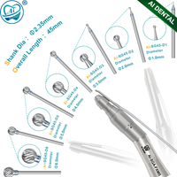 AI Dental Strawberries Drills Surgical HP Burs Tungsten Steel Dia.2.35mm for Implant Surgical Contra Angle Straight Handpiece