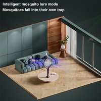 2 in 1 Mosquito Killer Lamp Electric Mosquito Racket 1200mAh Telescopic Mosquito Swatter Lamp USB Rechargeable for Home Indoor O