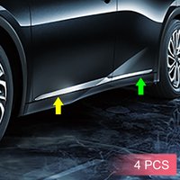 For Toyota Prius Prime 2023 2024 2025 Chrome Door Body Side Skirts Molding Trims Accessories