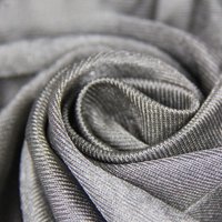 Electromagnetic radiation protective 100% knitted silver fiber fabric Computer, Mobile phone, Radio waves EMF shielding cloth