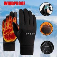 AliExpress NONE GTUBIKE High Quality Winter Men's and Women's Warm Gloves Plush Outdoor Sports Windproof and Cold proof Bicycle Gloves