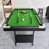 Factory Stock 6ft American 3-in-1 Foldable Billiard Table
