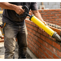 Applicator Grout Filling Tools Caulking Gun Cement Lime Pump With 4 Nozzles Hand Tools Grouting Gun Grouting Mortar Sprayer