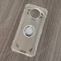 For Doogee S200 X S200X 2024 6.72" DoogeeS200 Back Ring Holder Bracket Phone Case Smartphone TPU Soft Silicone Cover