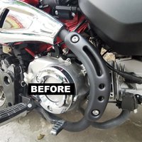 Exhaust Crash Guard and Muffler Pipe Cover Fits Honda Monkey 125 Z125M Z125MA