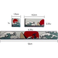 JYBMAK Spacebar 6.25u esc enter key supplementary keycap PBT material original height mechanical keyboard keycap