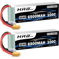 HRB 4S 14,8 V 6500 mah RC Lipo Batterie mit XT60 Stecker 100C Für 1/10 1/12 RC Auto Lkw Monster RC Drone FPV Flugzeug RC Boot