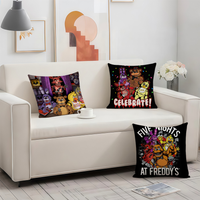 F-Five N-Nights at F-Freddys cushion cover Birthday Anniversary Gifts Double Sided Printed Zipper Soft Skin Bedding