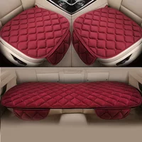 Plush Car Seat Cover Anti Scratch Automotive Seat Protector Cushion Auto Front/Rear Seat Pad Universal for Sedan Suv visible