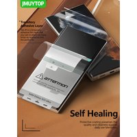 JMUYTOP 2er-Pack selbstheilende Folie für Samsung Galaxy S22 S23 Plus Ultra Premium Full Cover Film, einfache Anwendung, Displayschutzfolie