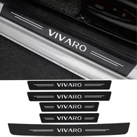 Car Door Threshold Stickers Sill Protector Tape Anti Scratch Cover Decals for Opel Vivaro Logo Rear Trunk Bumper Guard Strips