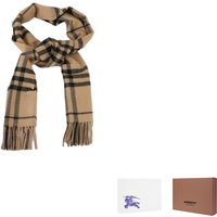 Burberry Wool Knit Scarves Unisex Brown 80942811