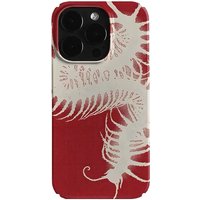 Luxury Clmj Ins Red Centipede Art Phone Case for iPhone 17 16 15 14 13 12 11 Air Pro Max X XR XSMax 7 8 Plus Glossy Film Hard PC