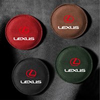 2PCS Suede Car Cup Holder Anti-Slip Coasters Mat Interior Accessories For Lexus CT200H IS300H IS200 IS250 RX350 NX200 GS430 450H
