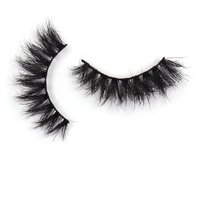 LEHUAMAO 5D Mink False Eyelashes High Quality C/D Curl Fluffy layered Messy Mink Lashes Soft Wispy Strip Mink Lashes Makeup