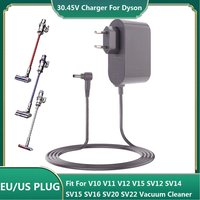 30.45V 1.1A Charger For Dyson V10 V11 V12 V15 SV12 SV14 SV15 SV16 33W Vacuum Cleaner Power Adapter Power Supply with Cord 1.8m
