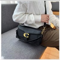 26 new niche bags, high-quality solid color simple small square bags, commuting shoulder bags, classic diagonal makeup bags