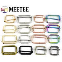 30Pcs 13-50mm Metal Bag Buckles for Strap Webbing Belt Pin Buckle Leather Tri-glides Slider Hook Adjuster Clasp DIY Accessories image 4