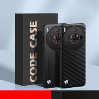 For ZTE Nubia Z60s Pro Case Plain PU Leather Silicone TPU Protection Cover for Nubia Z60 S Pro Z60SPro Shockproof Hard Bumper