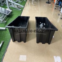 HDPE Ballasted Flat Roof Mounting Structure System Plastic PV Module Landscape