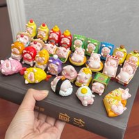 Genuine Lulu The Piggy Picnic Party Series Surprise Box Blind Bag Cute Bean Collectible Pig Figurines Gift Trendy Blind Box Toys