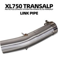 Transalp 750 Exhaust Adapter Tube For Honda XL750 Transalp750 CB750 Hornet Motorcycle Escape Stainless 51mm Middle Link Pipe Kit
