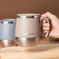 500ml Stainless Steel Coffee Mug with Lid,Double Wall Insulated Travel Thermos Cup,Heat-Resistant for Camping,Gift for Women Men