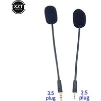 Gaming Headset Microphone Gooseneck Microphone Turtle Beach Headphones Gaming Intercom Microphone 2.5/3.5mm Straight Plug Stereo