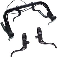 Bicycle Handlebar Auxiliary Brake Lever For Mountain Road Bike Part 22.2/31.8mm Handlebars Top Mount Bar Another Brake Position