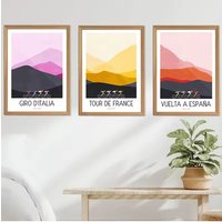 AliExpress NONE Watercolor Cycling Race Cyclist Tour De France Mountain Bike Poster Prints Canvas Painting Wall Art Pictures Room Home Decor