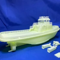 1/100 Smit Remote Control Tugboat Model DIY Ship Model Kit Remote Control Boat Assembly Model Toy 3D Printed Hull