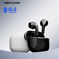 KEBIDUMEI In Ear Bluetooth 6.0 Earphones 35H Playtime Wireless Headphones with Charging Case Headsets Earbuds for Sports Music