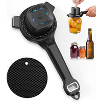 Electric bottle opener for the elderly, two-in-one automatic bottle and opener, hands-free bottle opener