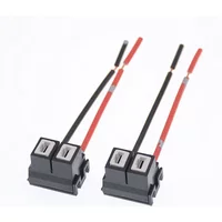 2PCS H7 Connector Auto Car Bulb Sockets Connectors Car Halogen Bulb Socket Power Adapter Plug Connector Wiring Harness