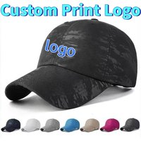 Customized Printed Logo New Style Quick Drying Baseball Cap Breathable Sun Hats Outdoor Sports Sun Protection Duck Tongue Caps