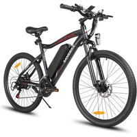 AliExpress NONE Samebike SY26-II Electric Mountain Bike 36V13Ah Battery 500W Motor Ebike Double Disc Brake Electric Bicycle 21S LCD Meter