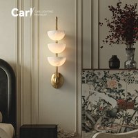 Spanish Marble Wall Lamp Nordic Modern Luxury Dining Room Bedroom Headboard French Living Room Background Wall Lamp